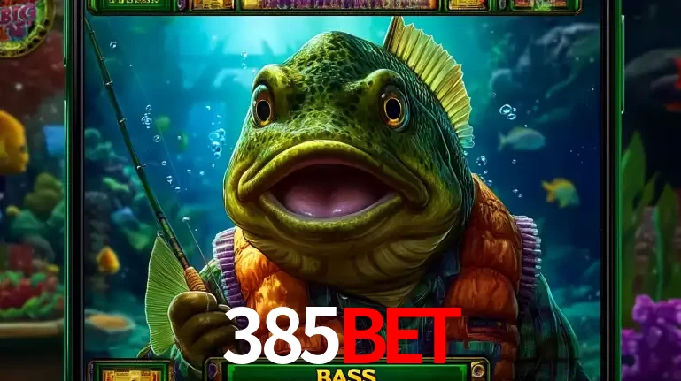 Personagem de peixe pescador do popular jogo de slot com tema de pescaria, uma das emocionantes opções de caça-níqueis para jogar e ganhar no cassino 385bet.